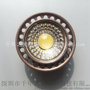 廠家直銷 白色/銀色/咖啡色/黑色 LED射燈 MR16 SD-3W